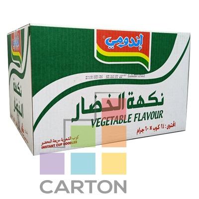 INDOMIE CUP NOODLE VEGETABLE FLAVOUR 24*60GM